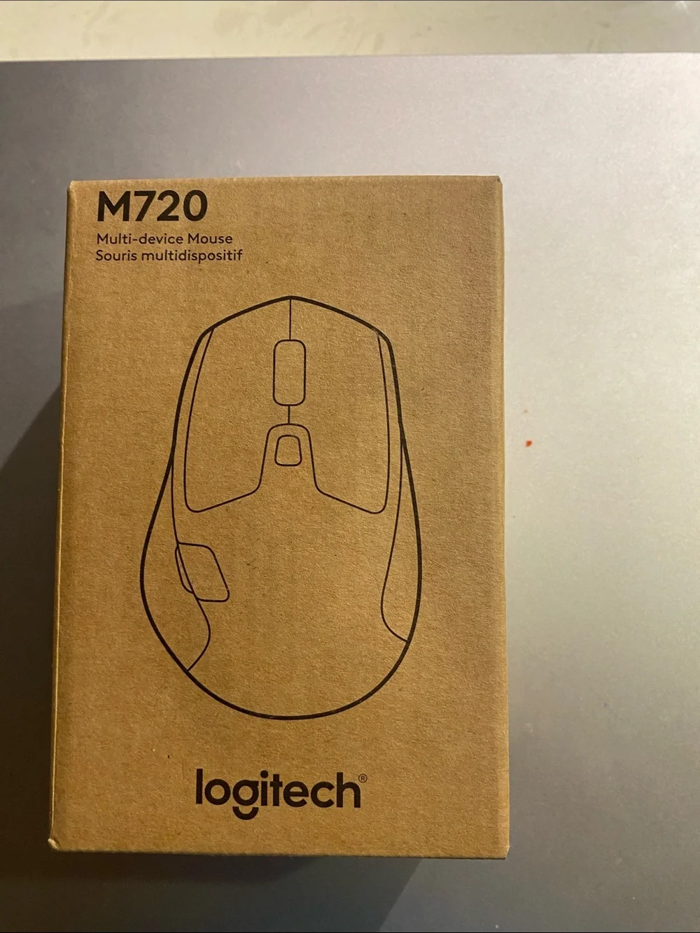 Logitech M720 Triathalon Full Size Multi-Device Wireless Mouse - Black